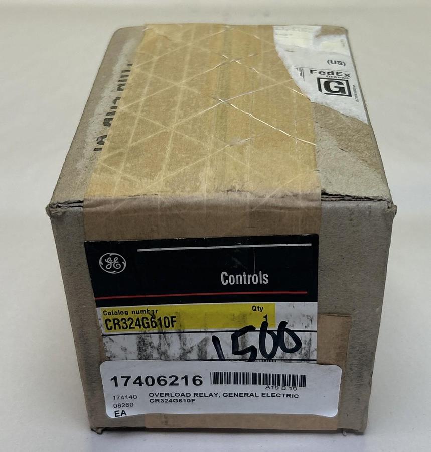 Used GENERAL ELECTRIC,CR324G610F,OVERLOAD RELAY NEW
