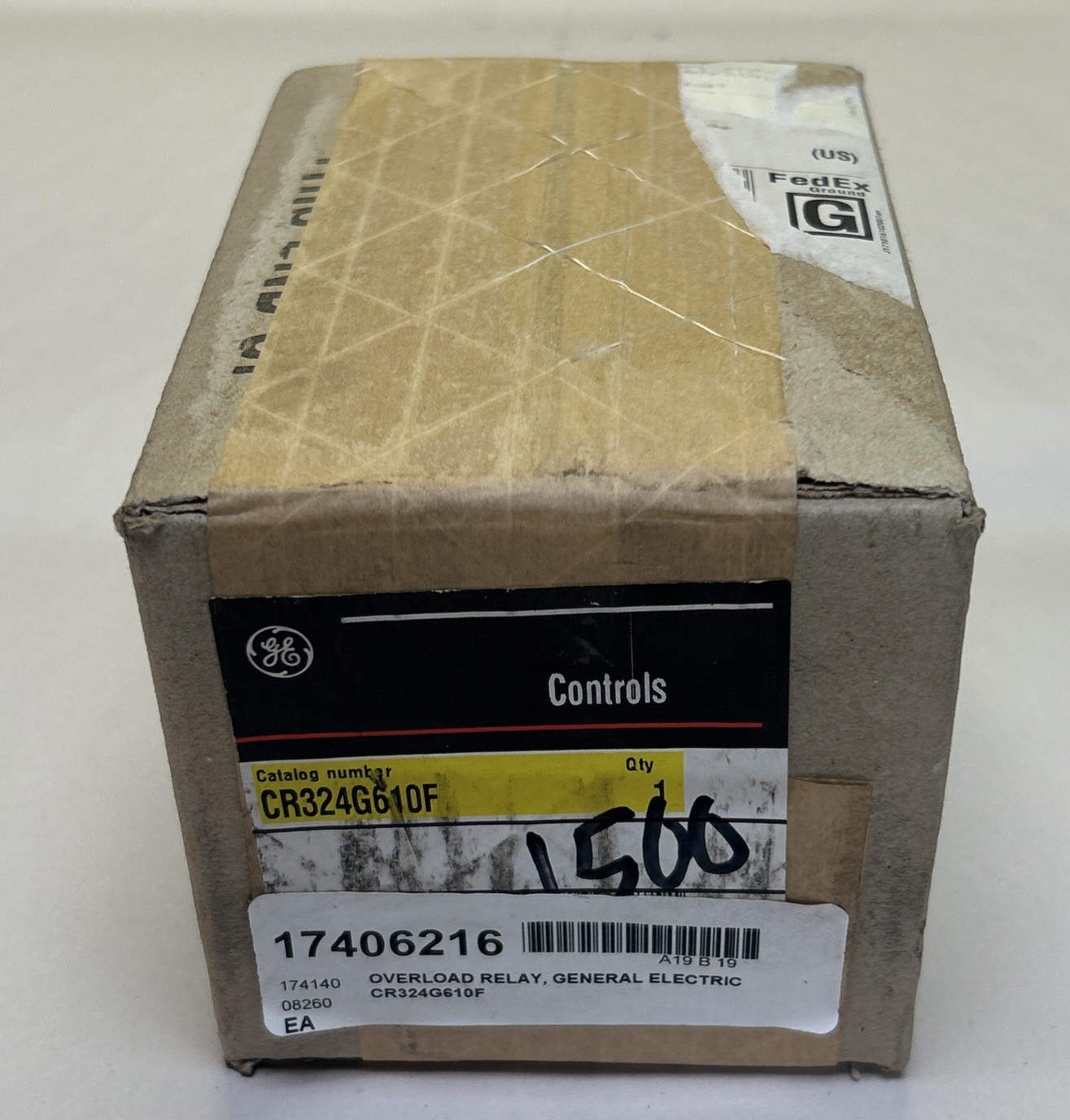 Used GENERAL ELECTRIC,CR324G610F,OVERLOAD RELAY NEW