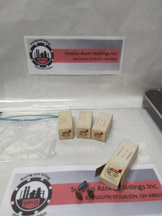 Used JOSLYN CLARK.S1.05,OVERLOAD HEATER ELEMENT LOT OF 4 NOS