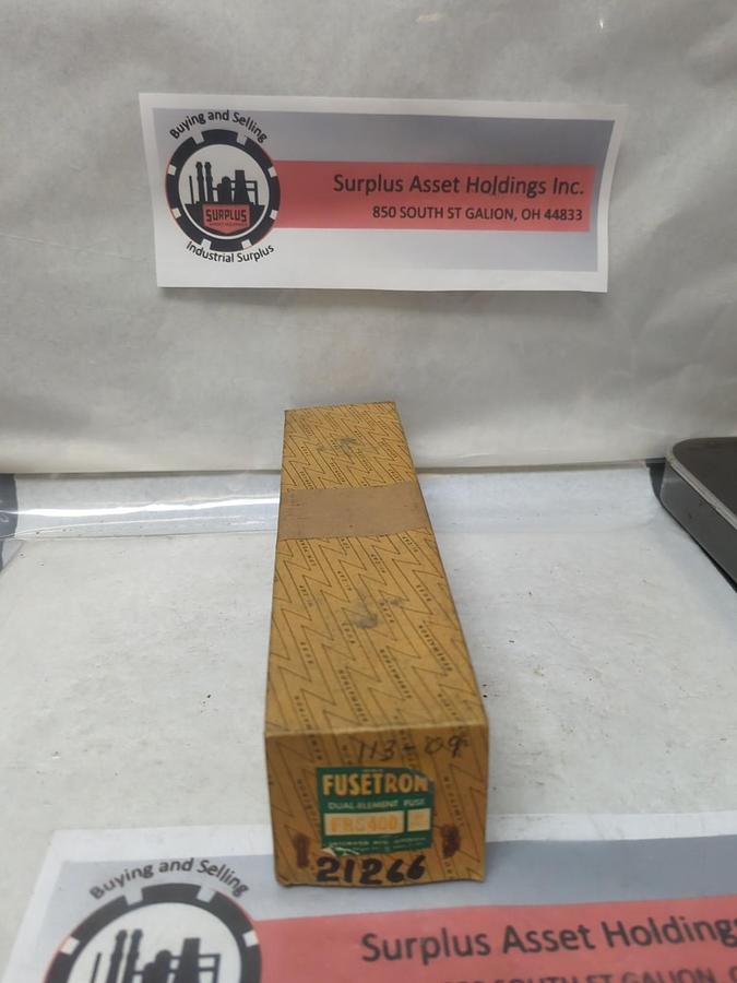 COOPER BUSSMANN,FRS-400,FUSETRON 400 AMP FUSE NOS