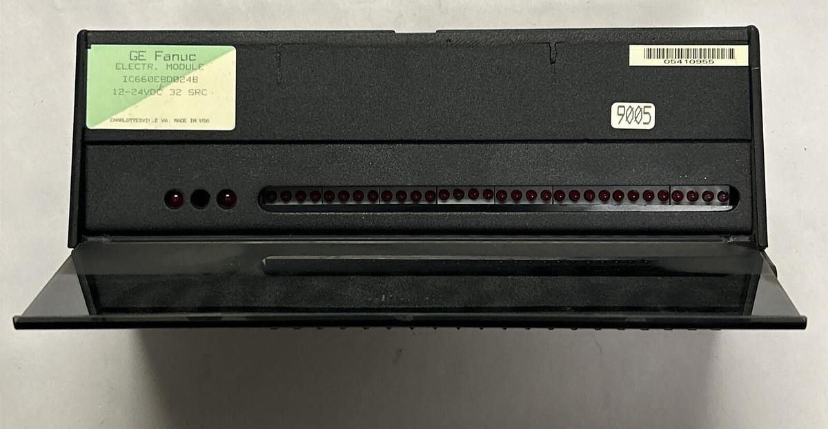 Used GE FANUC,IC660EBD024W,GENIUS BLOCK ELECTRONIC MODULE