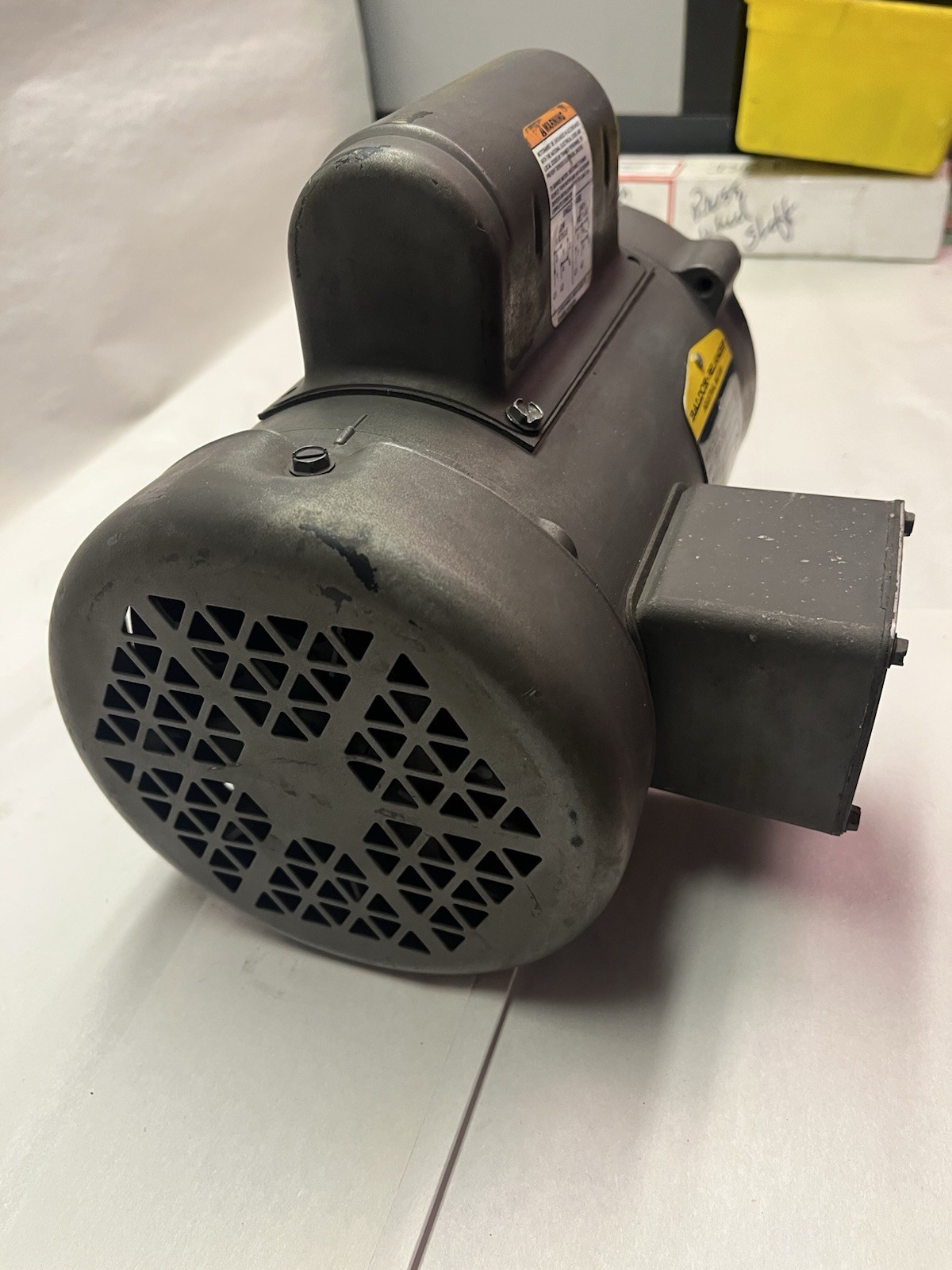 Used BALDOR,VL3506,MOTOR 3/4HP 115/230V 3450RPM 56C 1PH