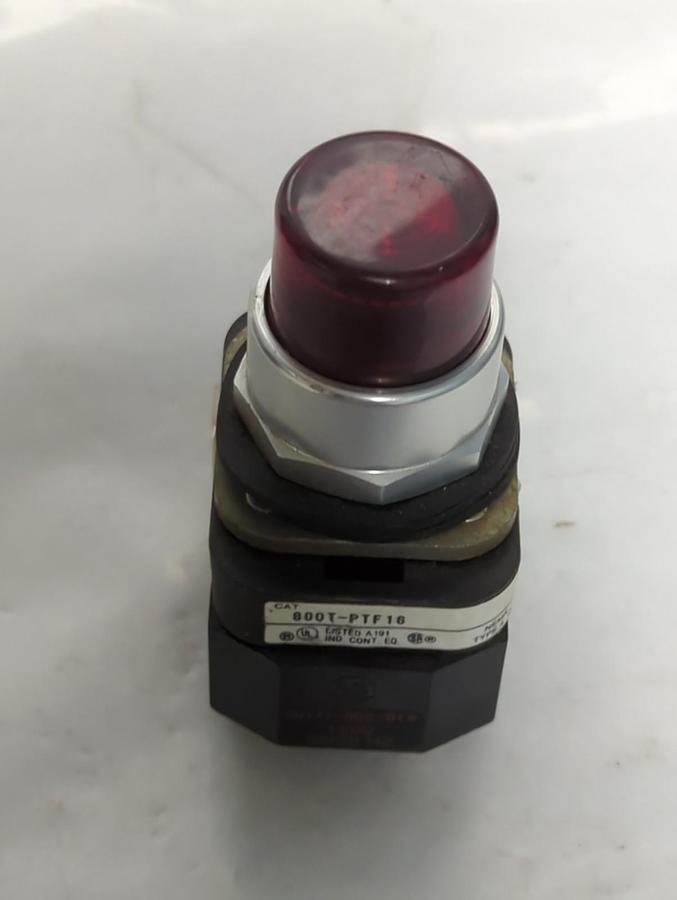 Used ALLEN BRADLEY,800T-PTF16,PUSH BUTTON 120V PRE-OWNED