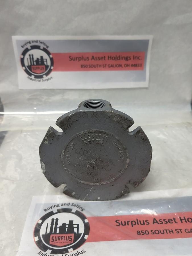 Used APPLETON,GR-EFHC,EXPLOSION PROOF HUB COVER PRE-OWNED