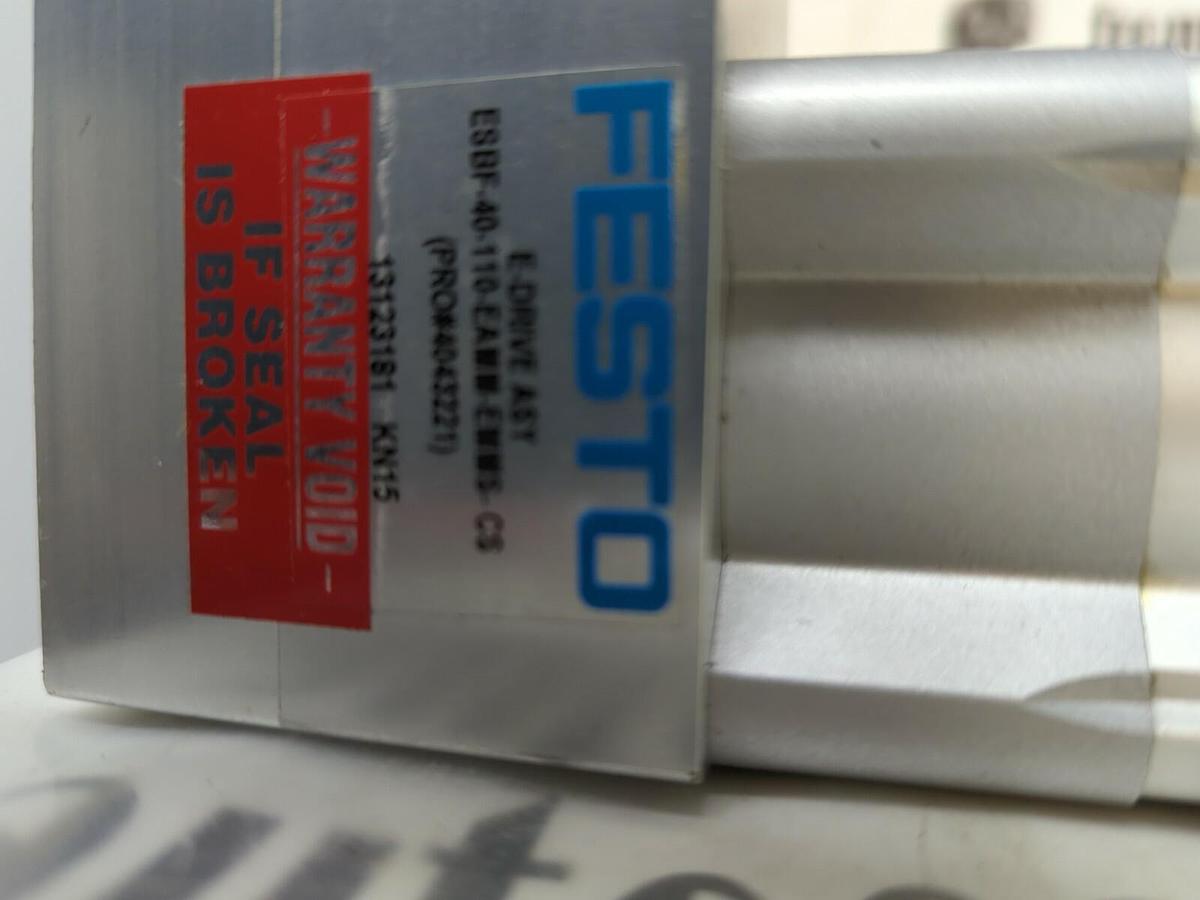 FESTO,EMMS-AS-55-M-LS-YM,MOTOR & ESBF-BS-40-110-10P ACTUATOR ASSEMBLY NOS