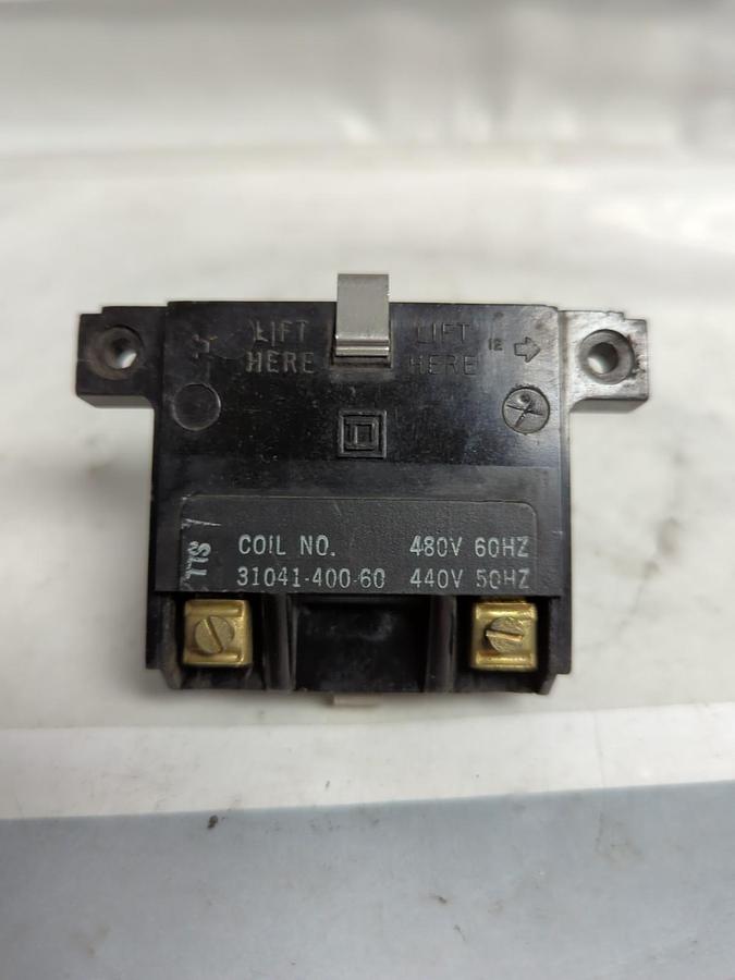 Used SQUARE D,31041-400-60,MAGNETIC COIL 480/440V 60/50HZ PRE-OWNED