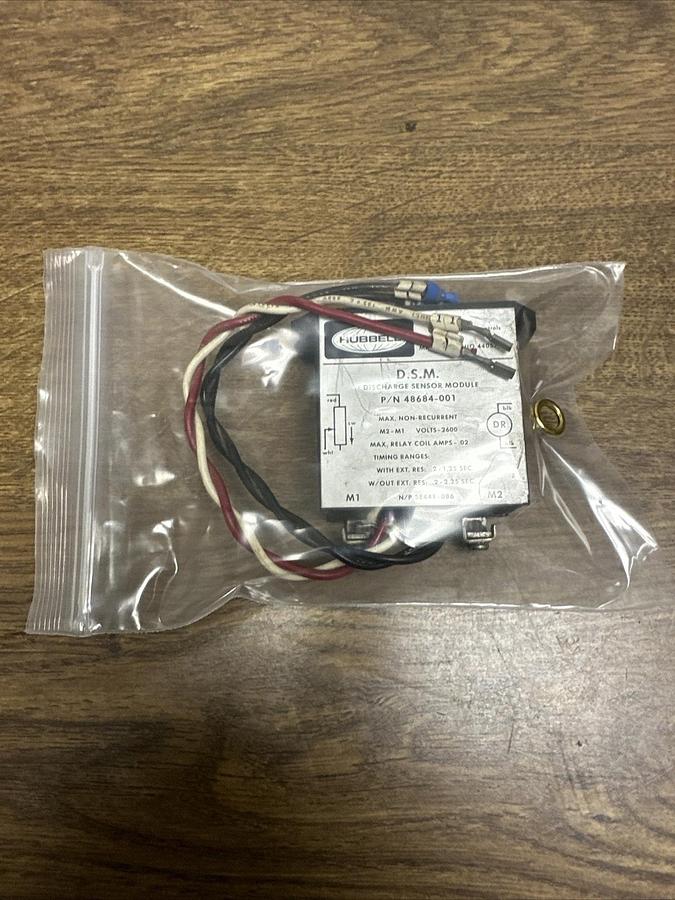 Hubbell,48684-001,Discharge Sensor Module 0.2-1.25Sec
