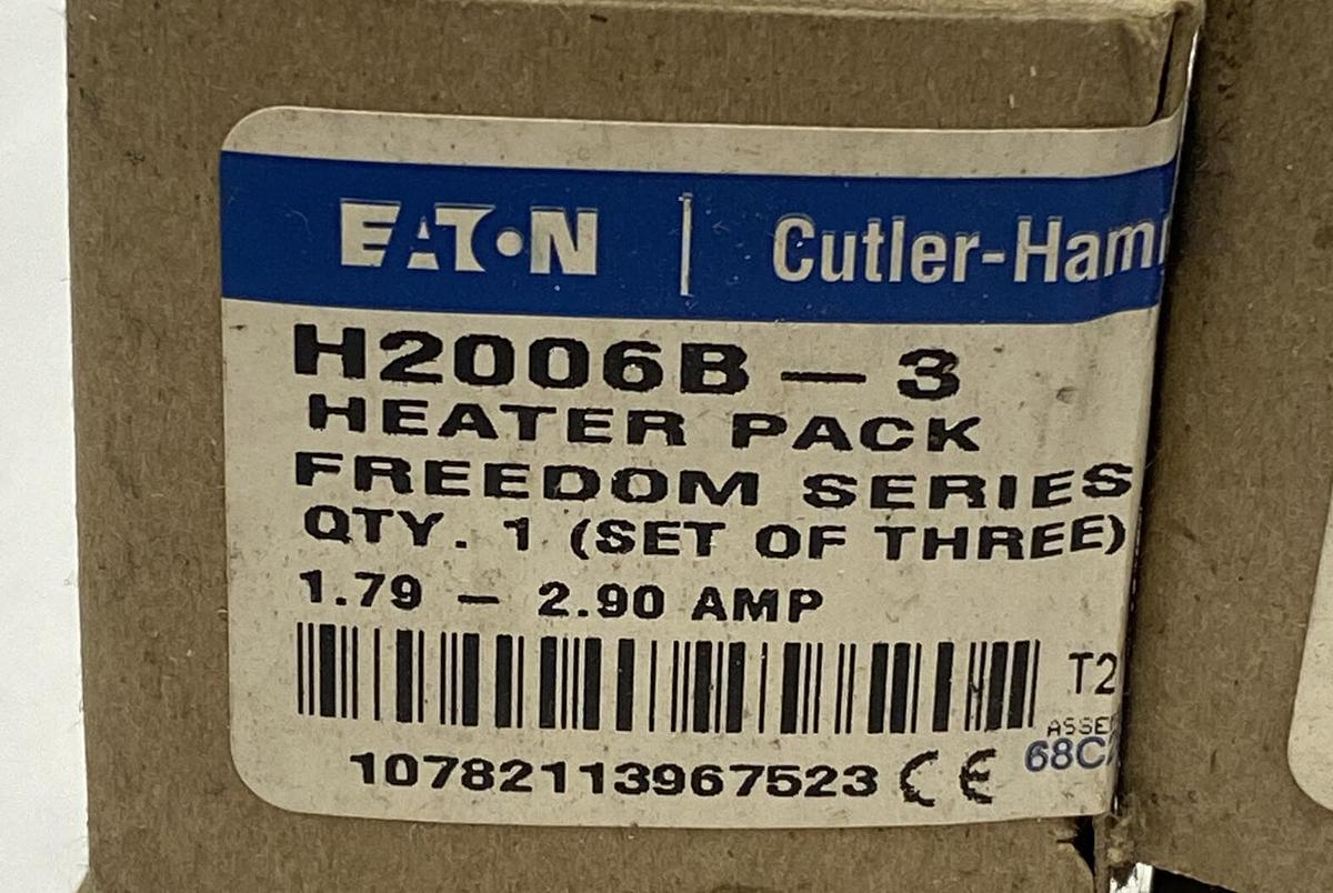 Eaton Cutler-Hammer,H2006B-3,Heater Pack Lot Of 12 NOS
