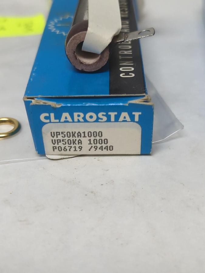 CLAROSTAT,VP50KA,RESISTOR 1000 OHMS LOT OF 3 NOS