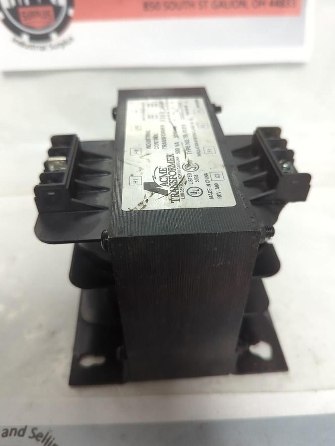Used ACME TRANSFORMER,TB-81215,INDUSTRIAL CONTROL TRANSFORMER 500VA 50/60HZ PRE-OWNED