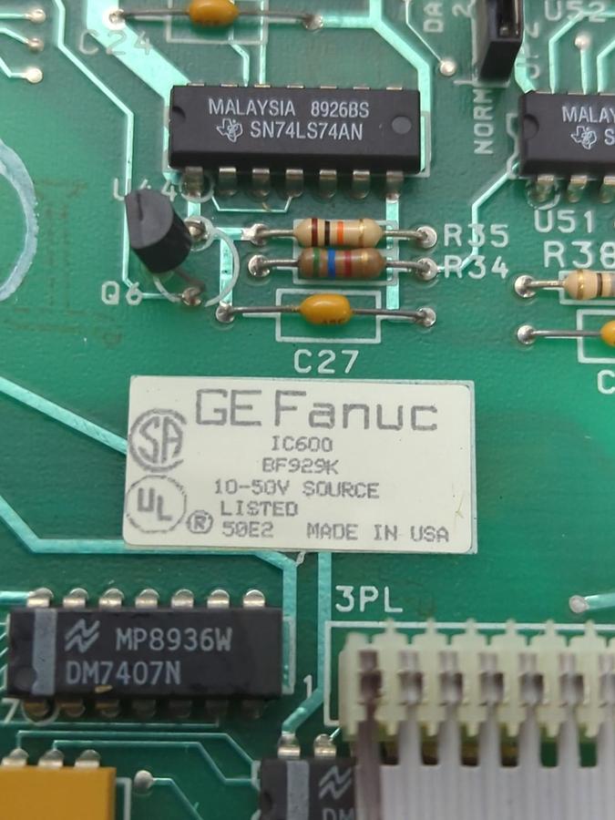 Used GE,IC600BF929K,OUTPUT CIRCUIT BOARD 10-50V PRE-OWNED