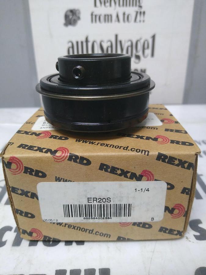 REXNORD,ER20S,BALL INSERT BEARING 1-1/4 INCH B0RE NOS