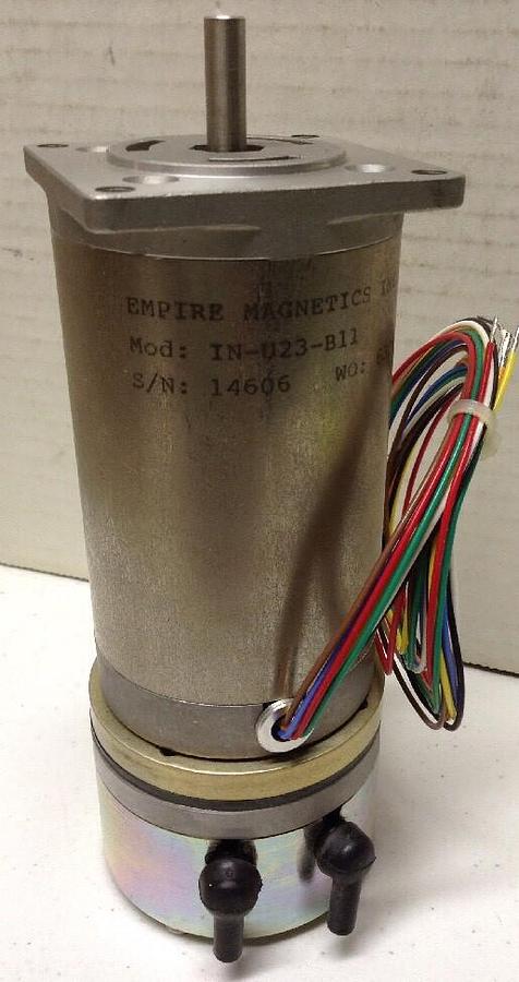 Empire Magnetics Inc.,IN-U23-B11,Industrial Grade Step Motor with B11 Brake