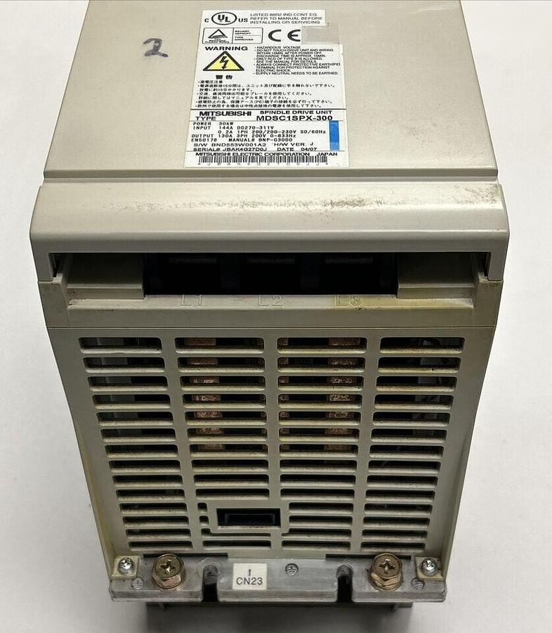 Used MITSUBISHI,MDSC1SPX-300,SPINDLE DRIVE UNIT