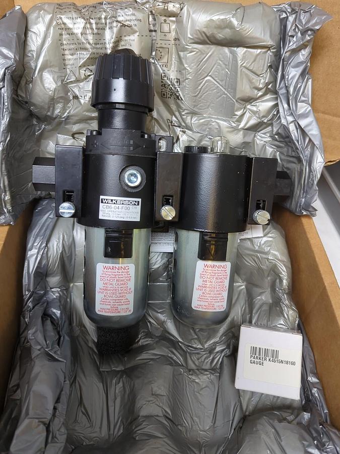 WILKERSON,CB7-04-F00,PNEUMATIC COMBINATION FILTER/REG-LUB 0-150 PSI 1/2 IN NPT