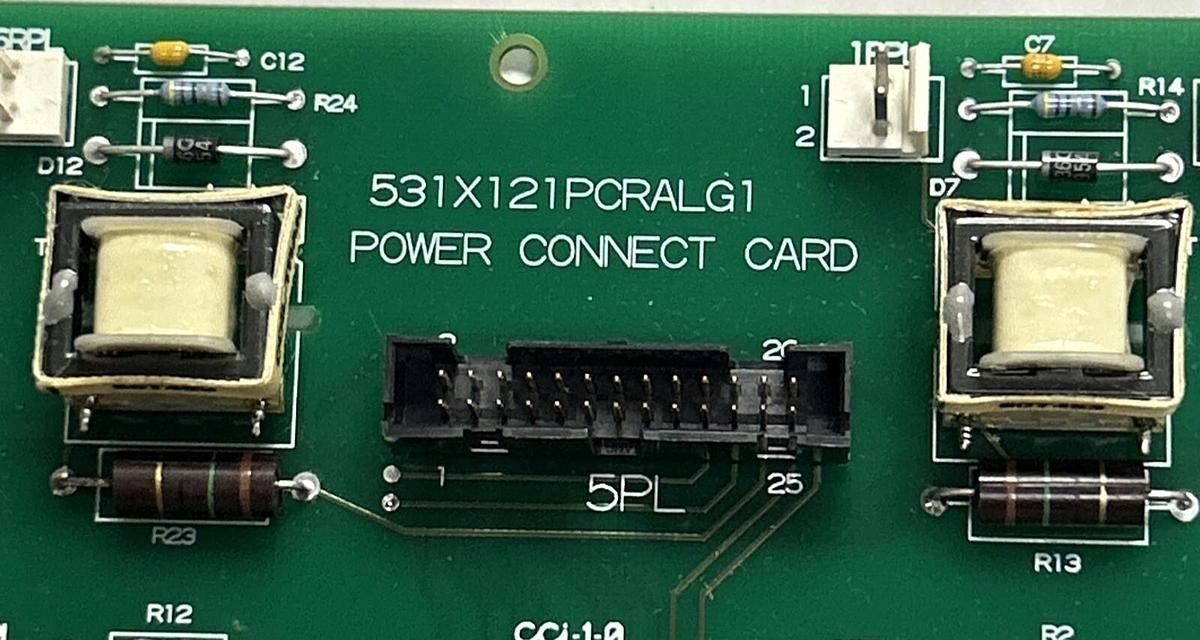 Used GENERAL ELECTRIC,531X121PCRALG1,POWER CONNECT CARD