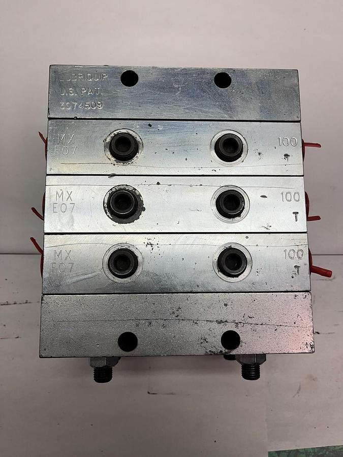 Used LUBRIQUIP,MX-E07-100T, VALVE BANK