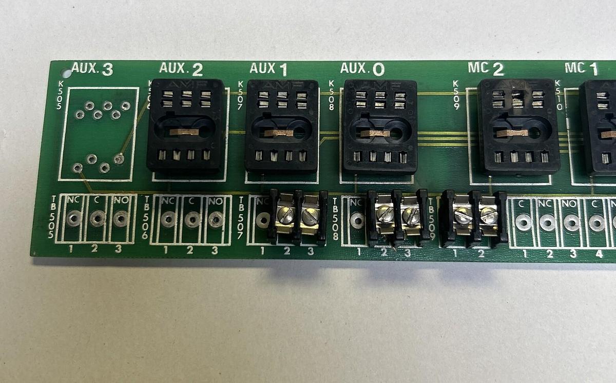 Used UNBRANDED,MP5605-1-A,AUXILIARY SENSITIVE RELAY MODULE