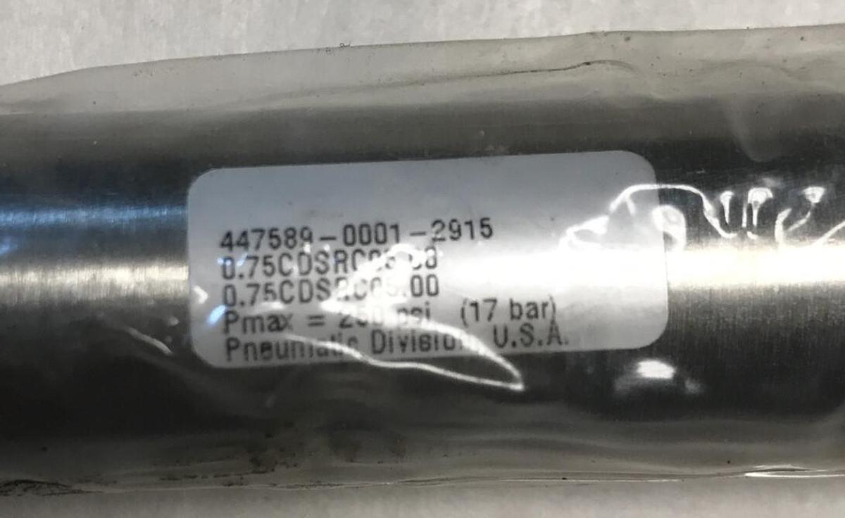 Parker,447589-0001-2915,Pneumatic Cylinder New in Plastic NOS