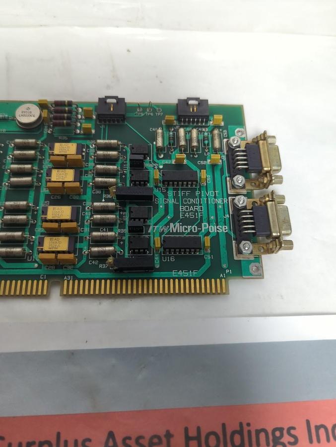 Used MICRO-POISE,E451F-J,STIFF PIVOT SIGNAL CONDITIONER PRE-OWNED