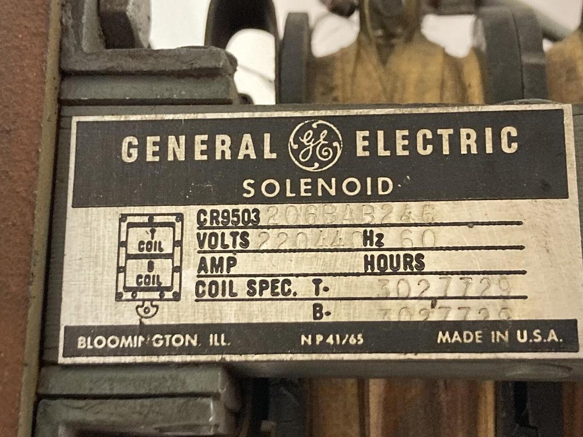 Used General Electric,CR9503206BAB246,3 Inch DC Crane Brake 220/440V 60Hz