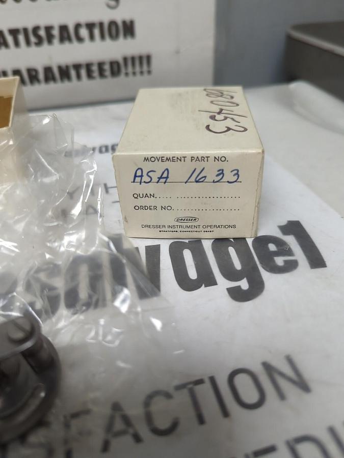 DRESSER,ASA 1633,GAUGE MOVEMENT PART NOS