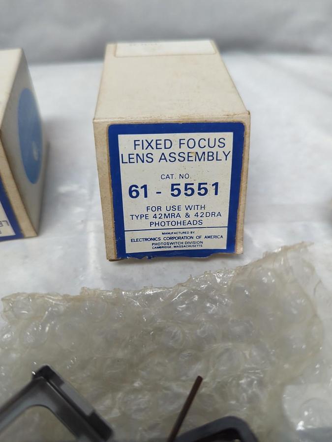 ECA,61-5551,FIXED FOCUS LENS ASSEMBLY LOT OF 2 NOS