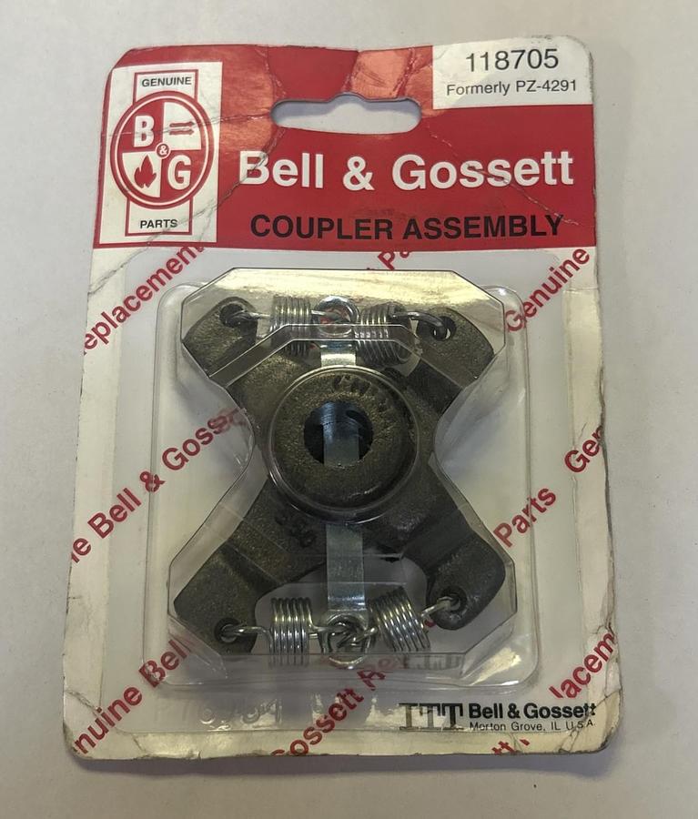 Used BELL & GOSSETT,118705,COUPLER ASSEMBLY NOS