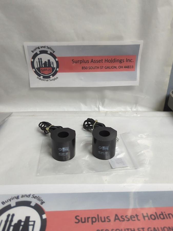 Used ASCO,96-817-1D,COIL 120/60 110/50 LOT OF 2 PRE-OWNED