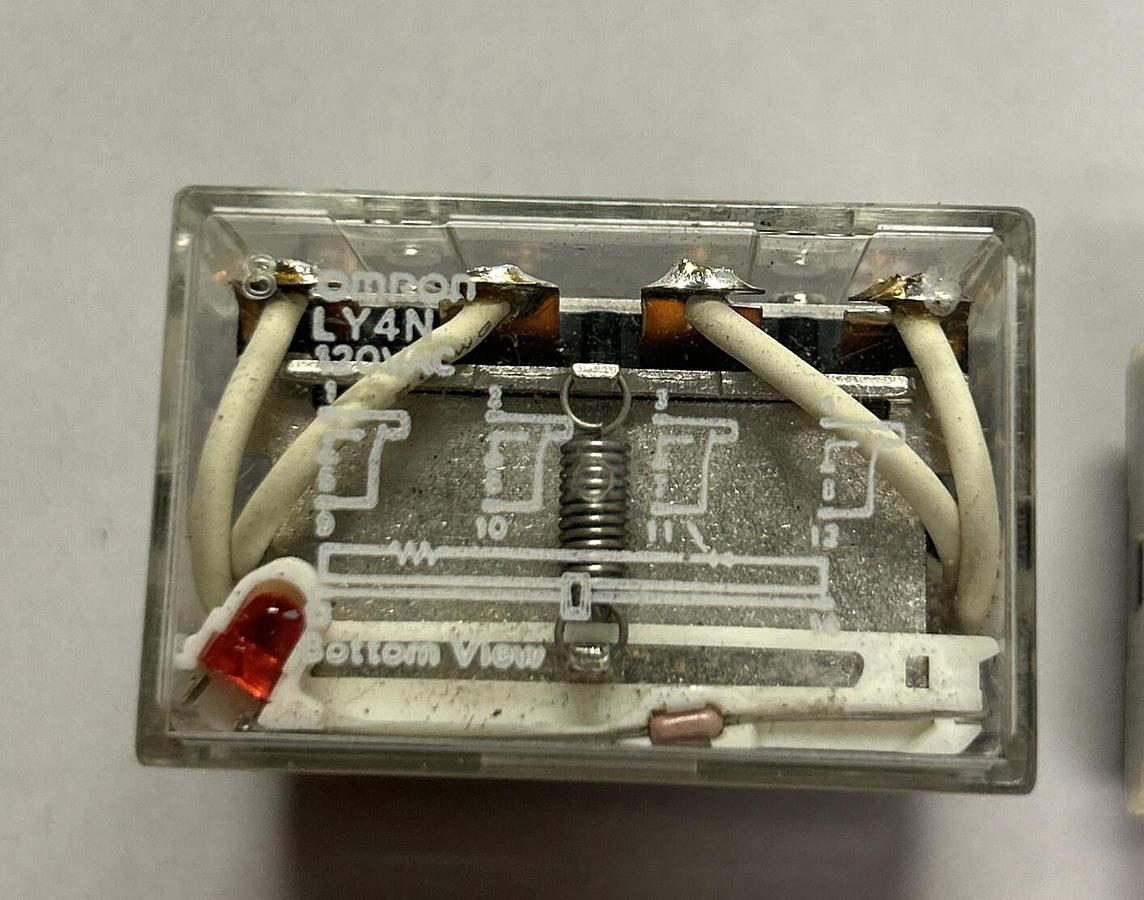 OMRON,LY4N,RELAY LOT OF 2 NOS