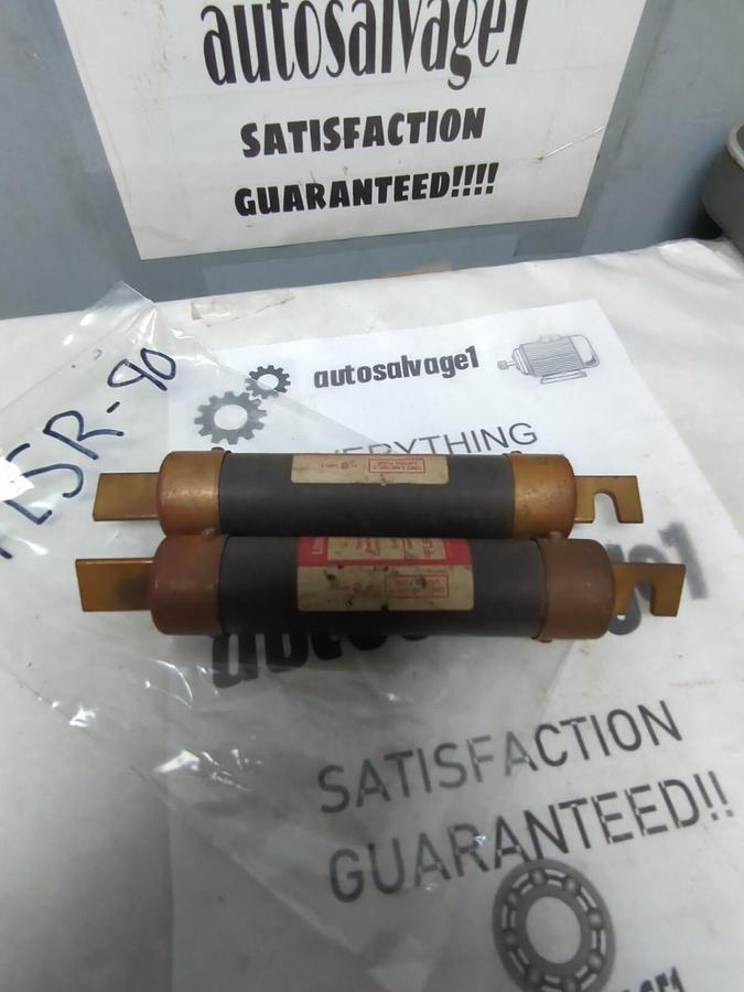 LITTELFUSE,FLSR-90,TIME-DELAY 90 AMP FUSES LOT OF 2 NOS