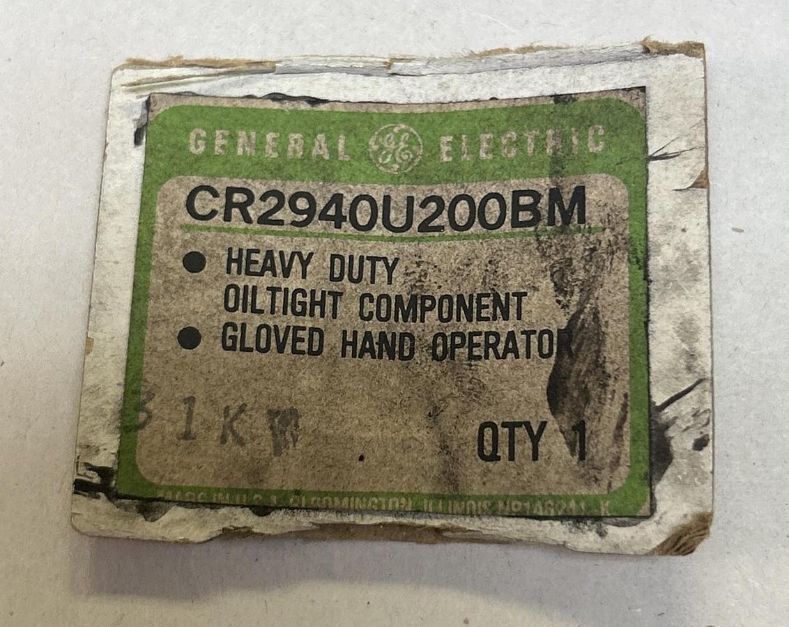 GENERAL ELECTRIC,CR2940U200BM,SWITCH HAND OPERATOR NOS