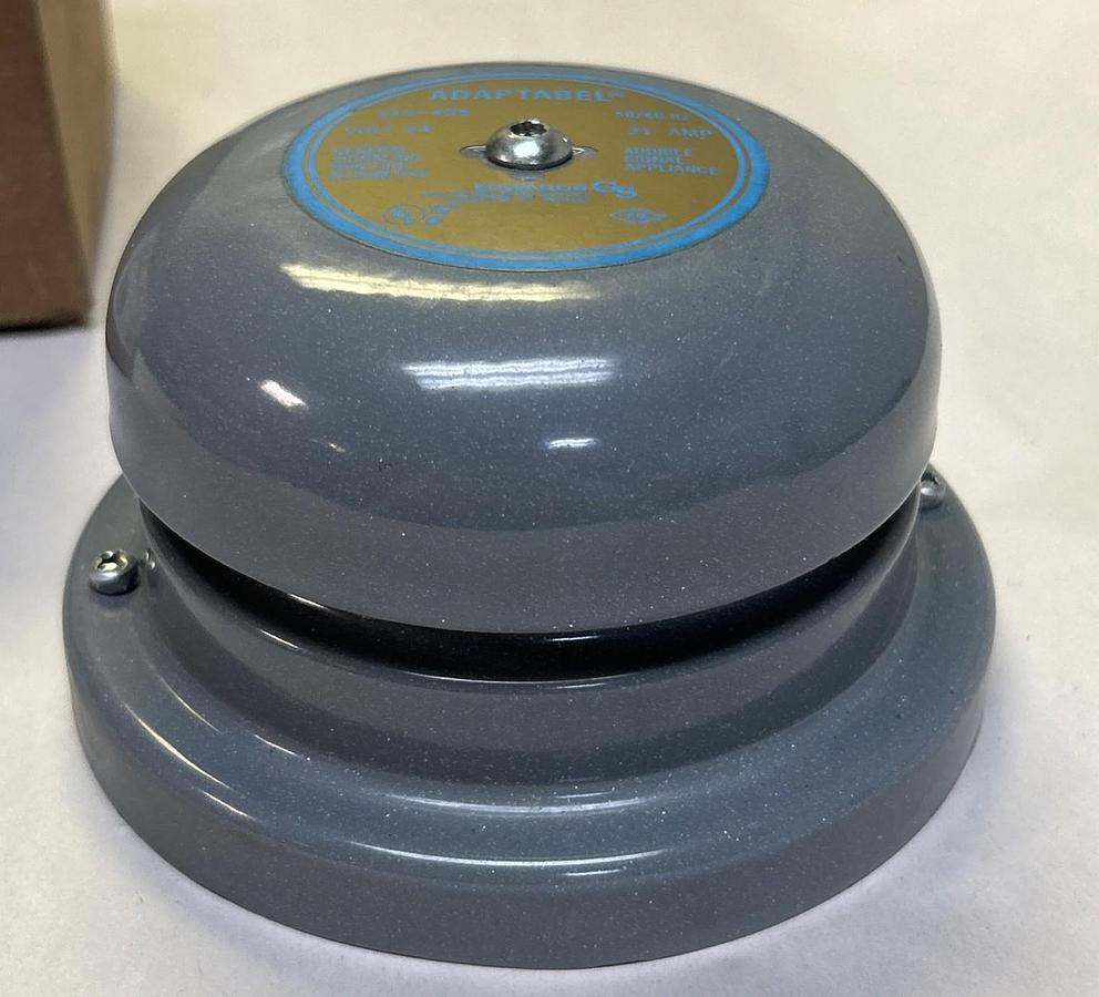 EDWARDS SIGNALING,340-4G5,VIBRATING BELL 24V 4INCH NOS