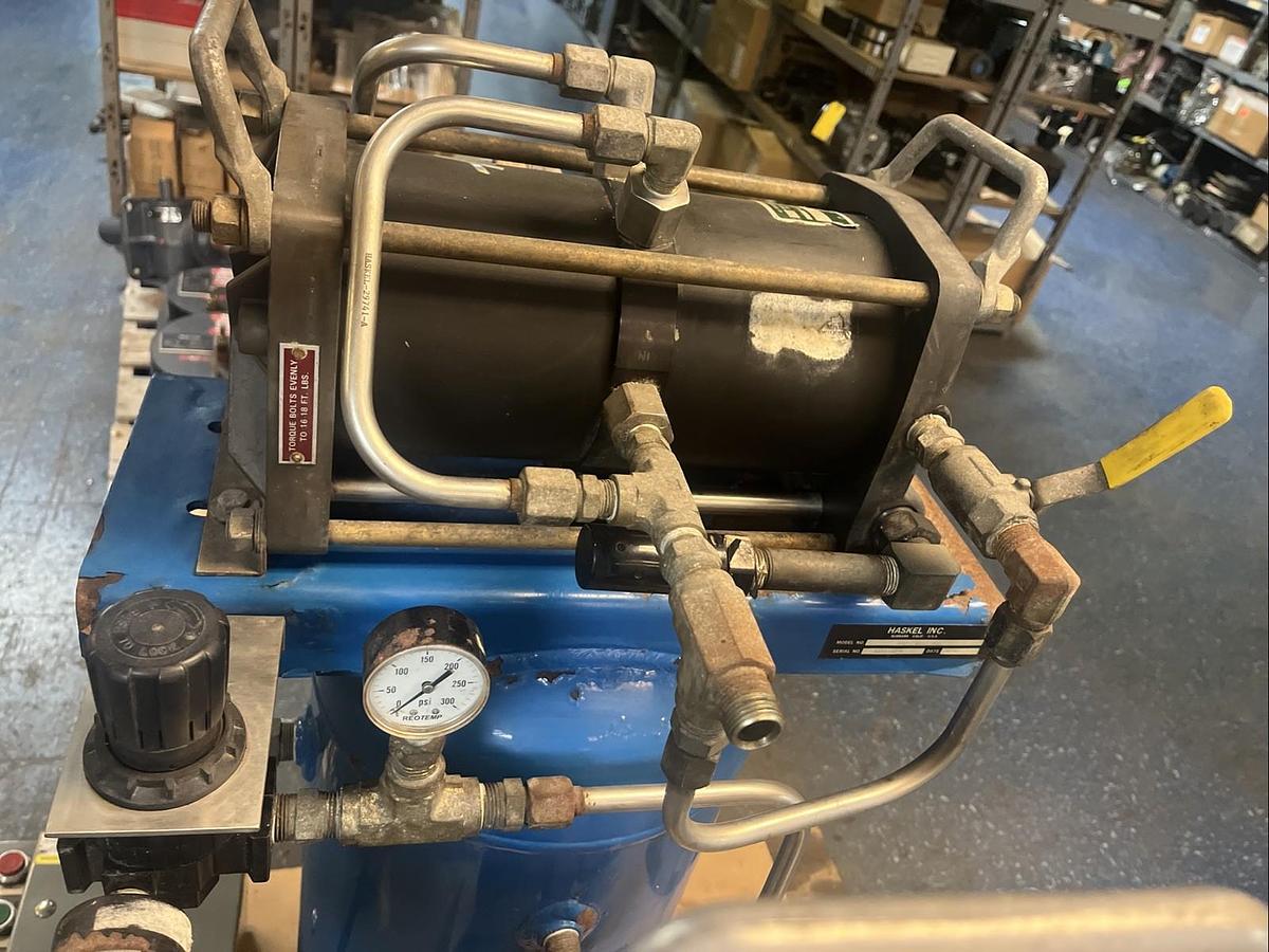 Used HASKEL ,AAD-2-VT15-250,AIR AMPLIFIER