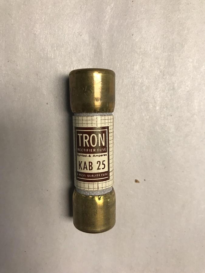 Bussmann,KAB 25,Tron Fuse Lot Of 9 NOS