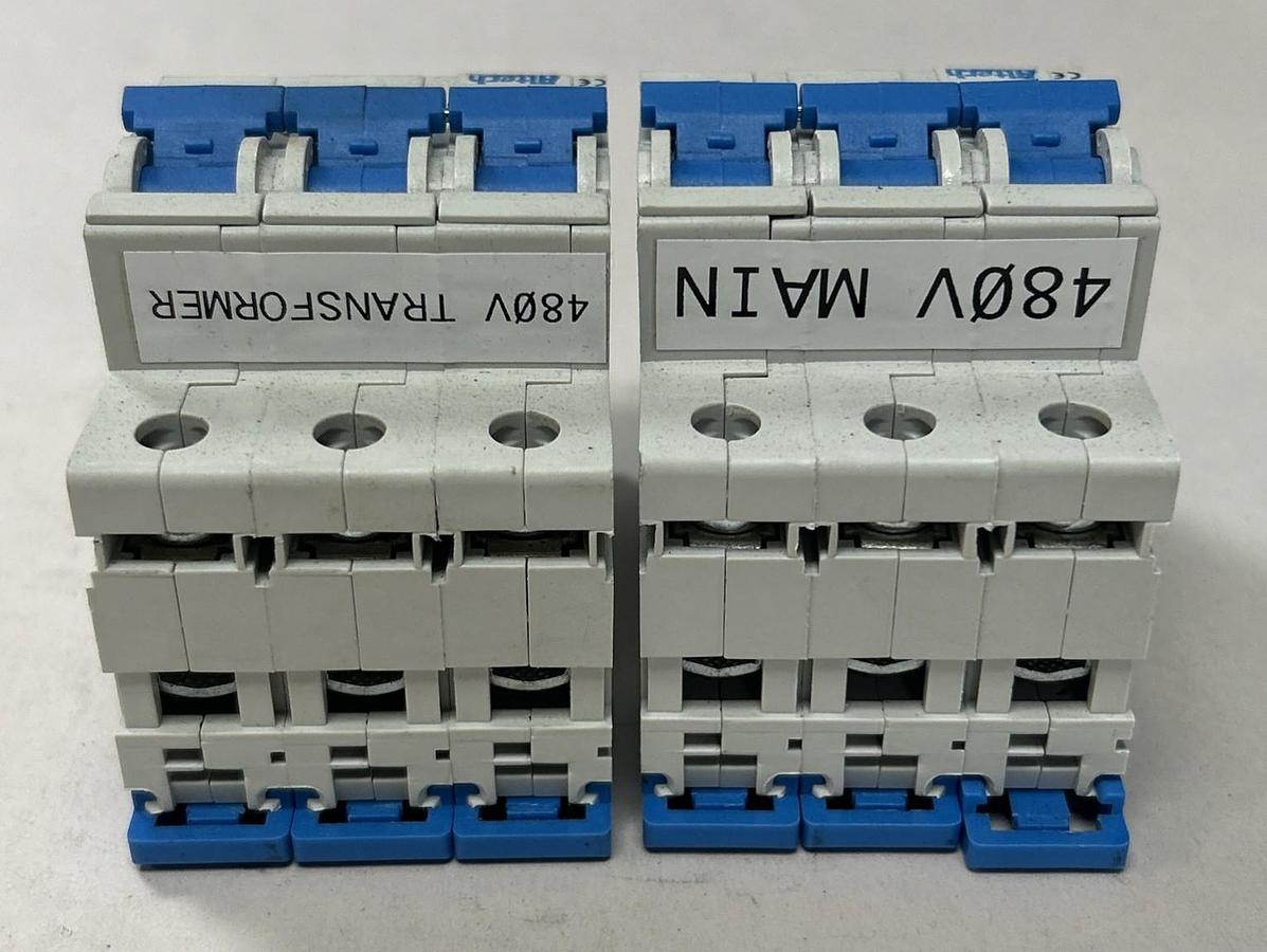 Used ALTECH,E301611,CIRCUIT BREAKER 30AMP 277V 3P LOT OF 2