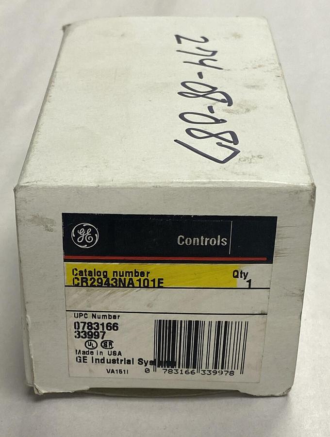 GE,CR2943NA101E,START PUSH BUTTON STATION NOS