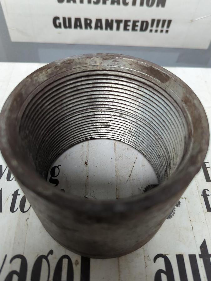 UNBRANDED,NA,FULL THREADED 3 INCH PIPE COUPLING NOS