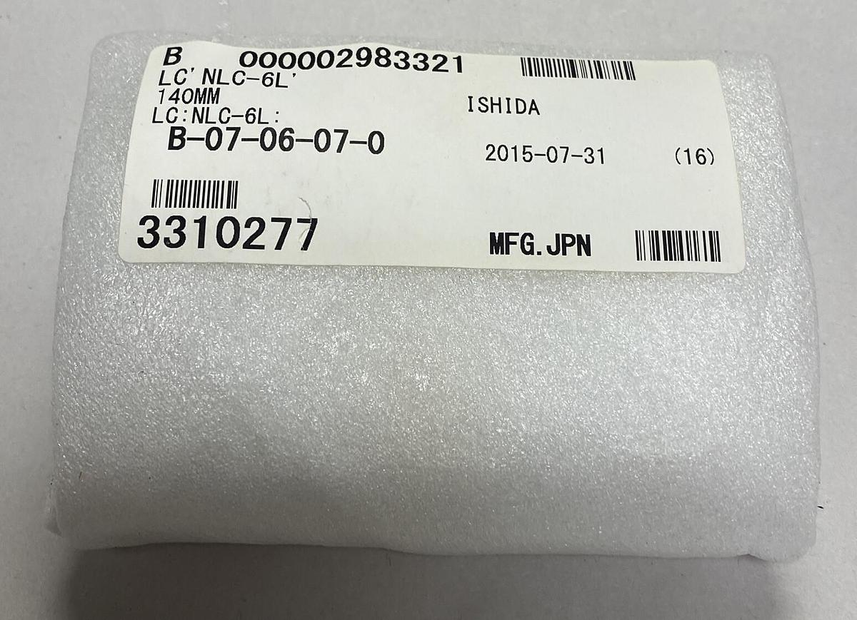 Used ISHIDA,NLC-6L,LOAD CELL NEW SEALED