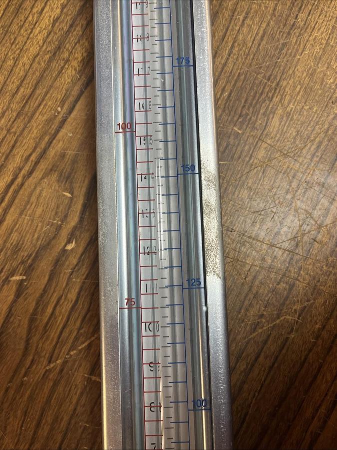 UNBRANDED,0-400 GALLON,PORTA FEED TEST GAUGE 47" 1" NPT
