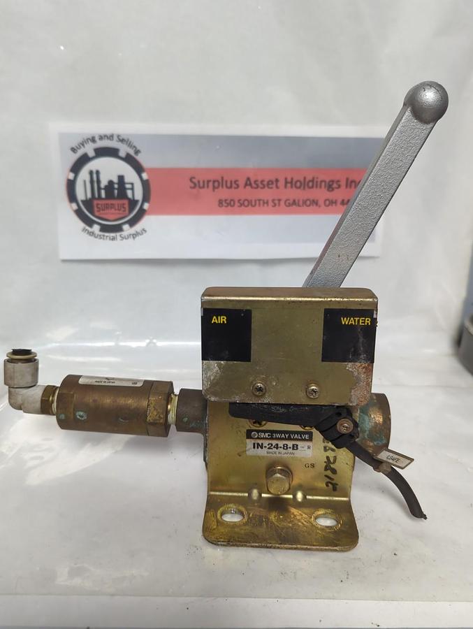 Used SMC,XT14-145-W/IN-24-8-B-R,CHECK VALVE ASSEMBLY PRE-OWNED