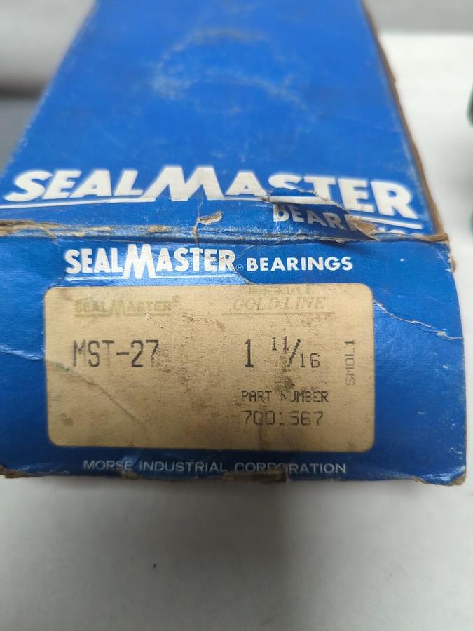SEALMASTER,MST-27,TAKE-UP BEARING 1-11/16 INCH BORE NOS