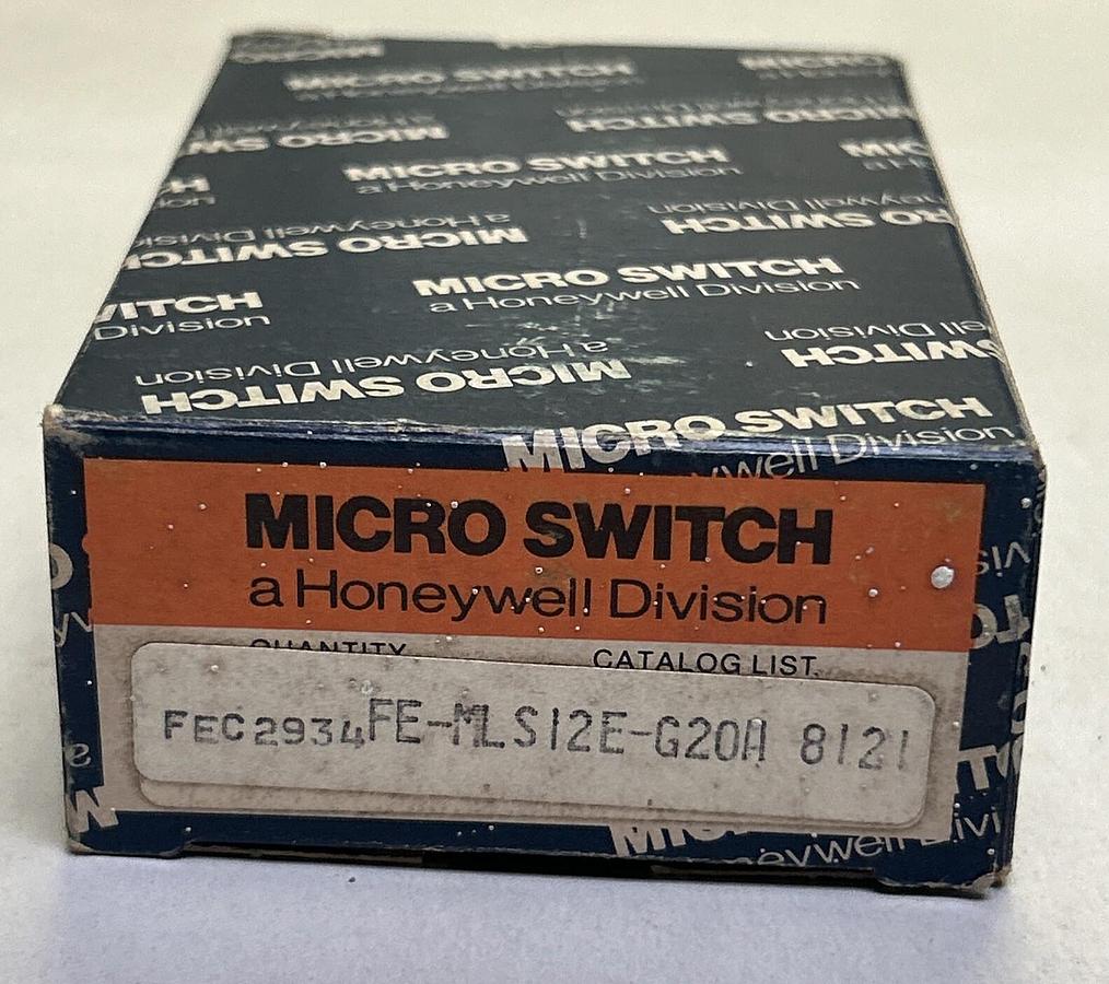 Used HONEYWELL MICROSWITCH,FE-MLS12E-G20A,PHOTOELECTRIC SENSOR NEW
