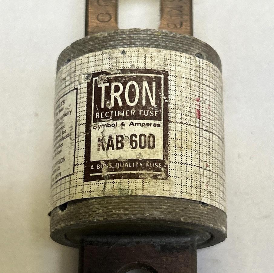 Used BUSSMANN,KAB600,TRON FUSE 600A 250V