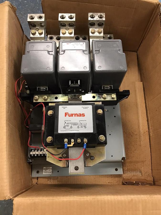 Used Furnas,4DMB32AF,Magnetic Contactor Size 6 Series B NOS