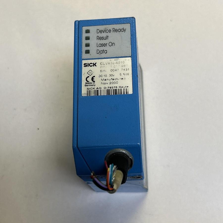 Used SICK,CLV430-6010,BAR CODE SCANNER