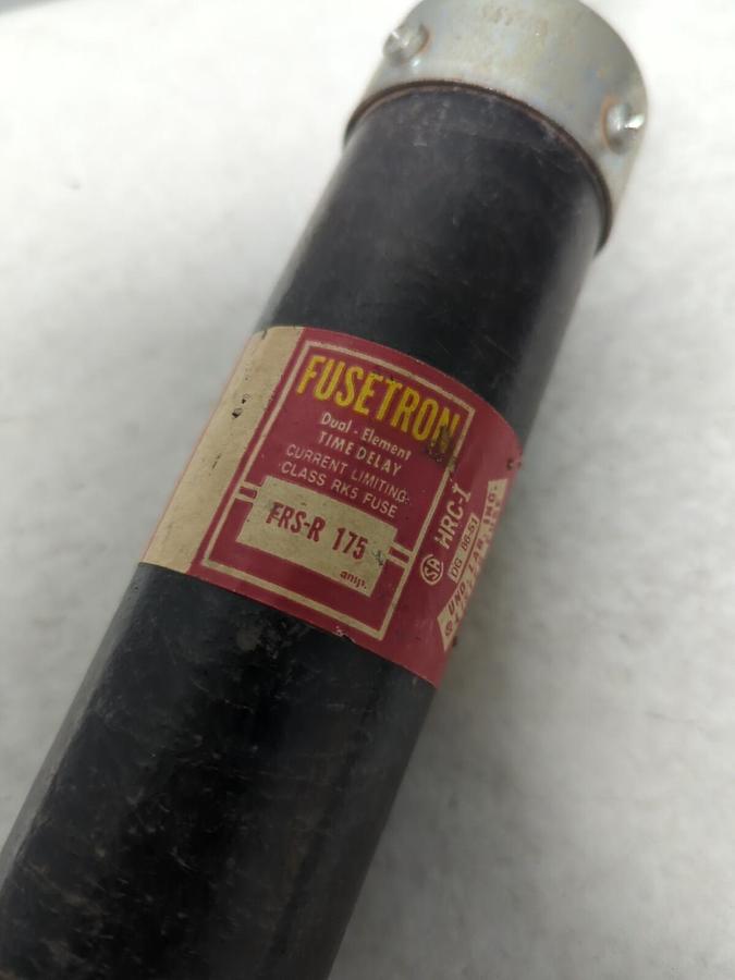 Used COOPER BUSSMANN,FRS-R-175,FUSETRON 175 AMP FUSE PRE-OWNED