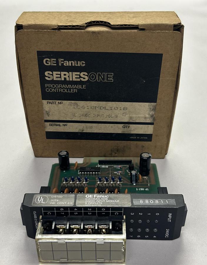 Used GE FANUC,IC610MDL101B,INPUT MODULE NEW