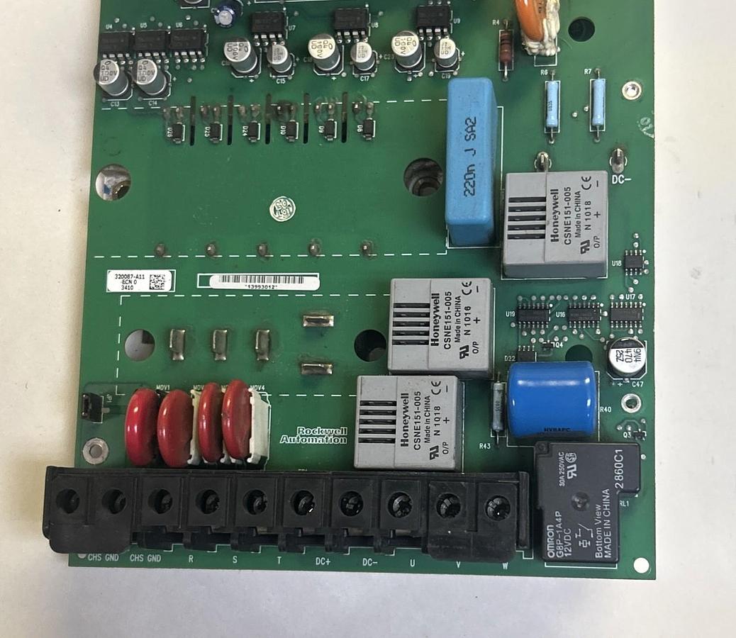Used ALLEN BRADLEY,320087-A11,CONTROL DRIVE BOARD