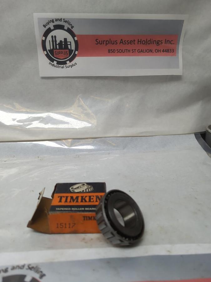 TIMKEN,15117,ROLLER BEARING CONE NOS